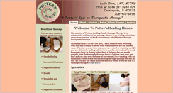 Desktop Screenshot of pottershealinghands.com